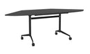 Team Flip Table Trapezium 2173 x 900 / Black / Black