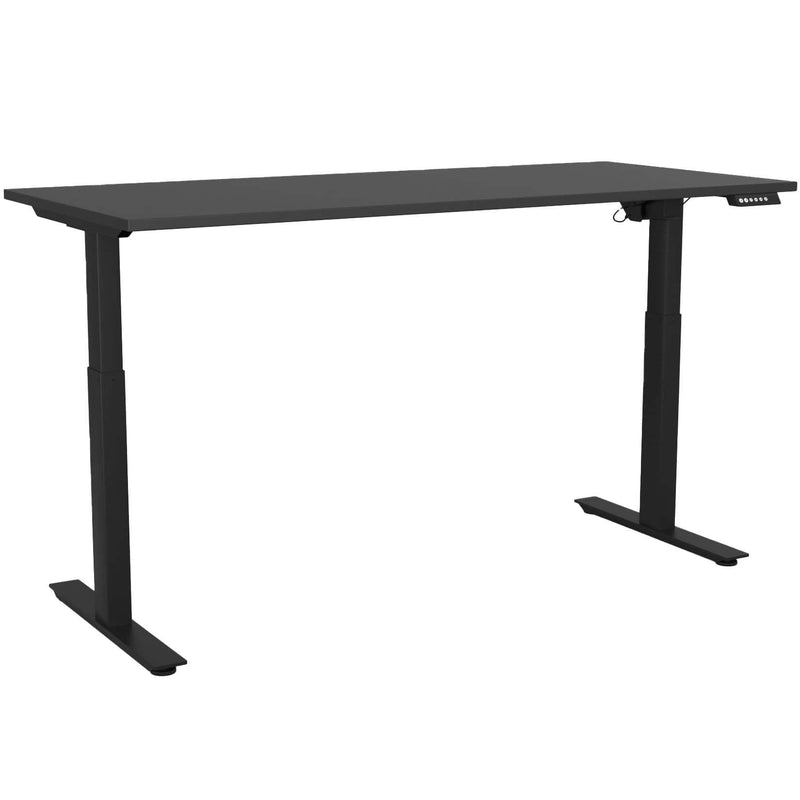 Agile Electric 2-Column Individual Desk 1800 x 800 / Black / Black