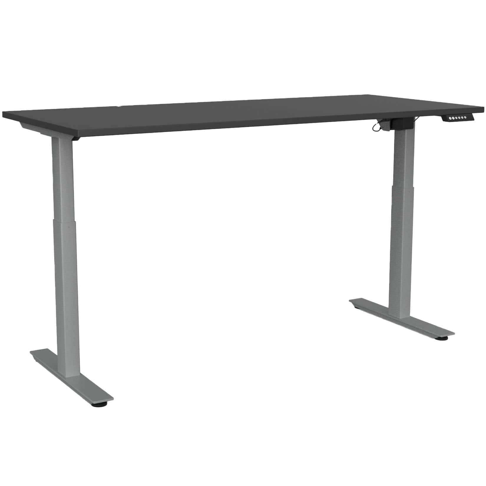 Agile Electric 2-Column Individual Desk 1800 x 800 / Black / Silver
