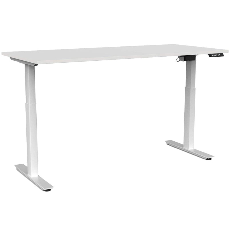 Agile Electric 2-Column Individual Desk 1800 x 800 / White / White