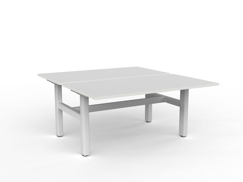 Agile Fixed Height Shared Desk 1500 x 800 / White / White