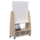 Ako Mobile Whiteboard Refined Oak / Yes