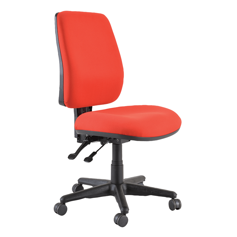 Buro Roma 2 Lever High Back Red / Without / Unassembled