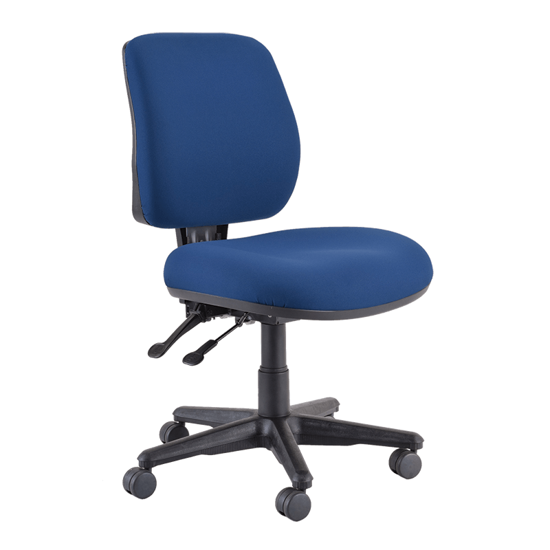 Buro Roma 2 Lever Mid Back Dark Blue / Without / Unassembled
