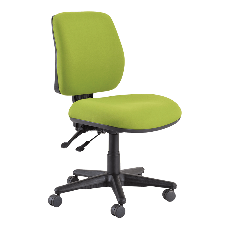 Buro Roma 2 Lever Mid Back Green / Without / Unassembled
