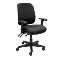 Buro Roma 3 Lever High Back Black / With Arms / Unassembled