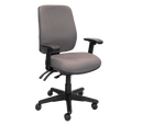 Buro Roma 3 Lever High Back Charcoal / With Arms / Unassembled