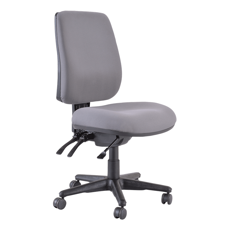 Roma-3-Lever-High-Back-Charcoal