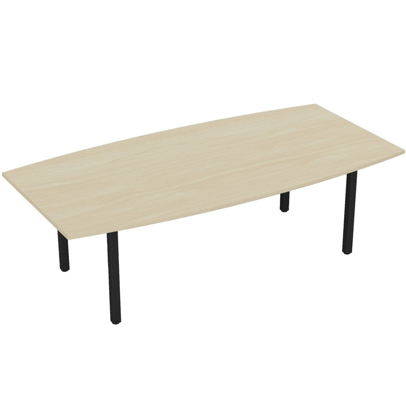 Cubit Boardroom Table Nordic Maple / Black
