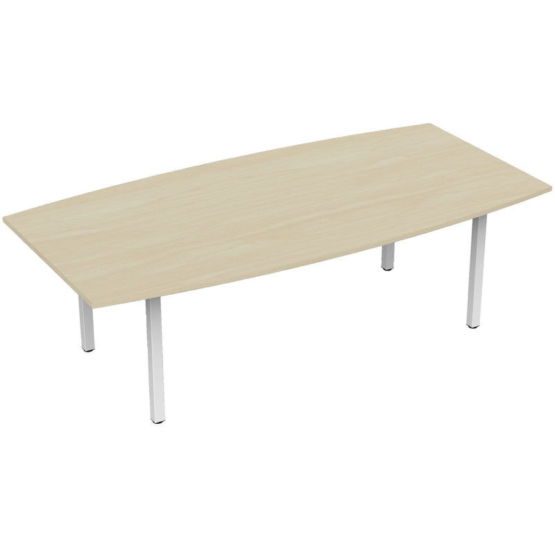 Cubit Boardroom Table Nordic Maple / White