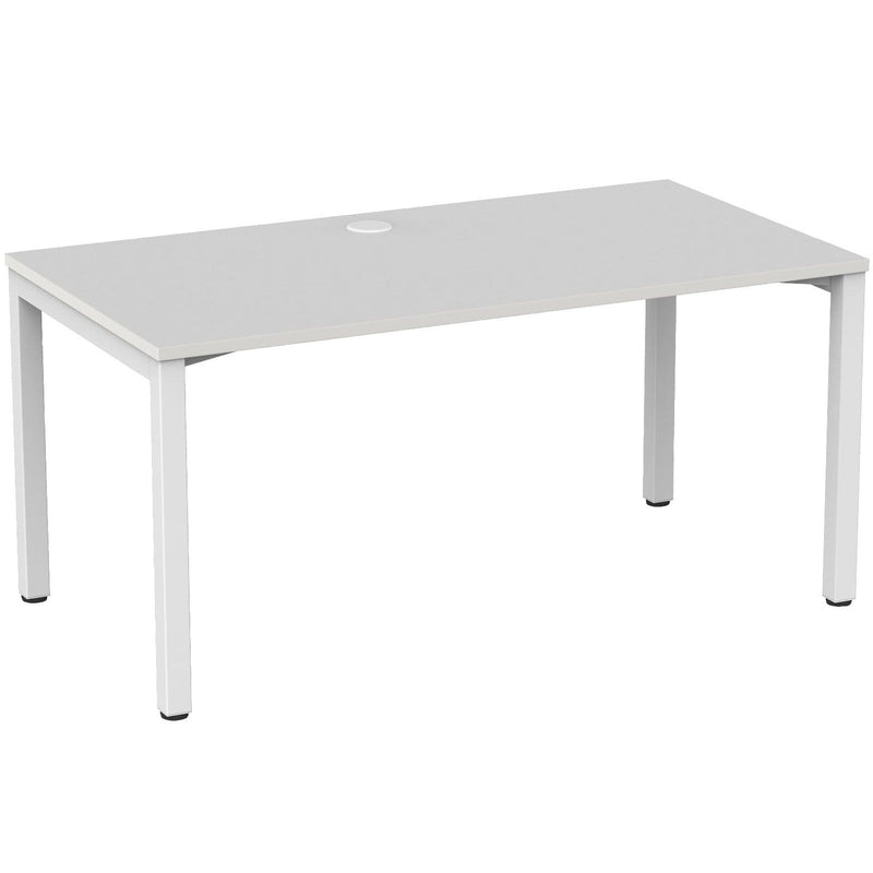 Cubit Fixed Height Desk 1500 x 800 / White / White