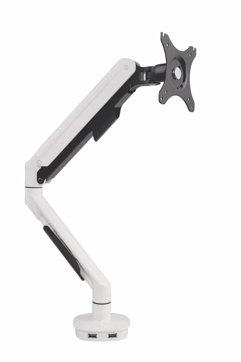 Cutlass Single Monitor Arm White