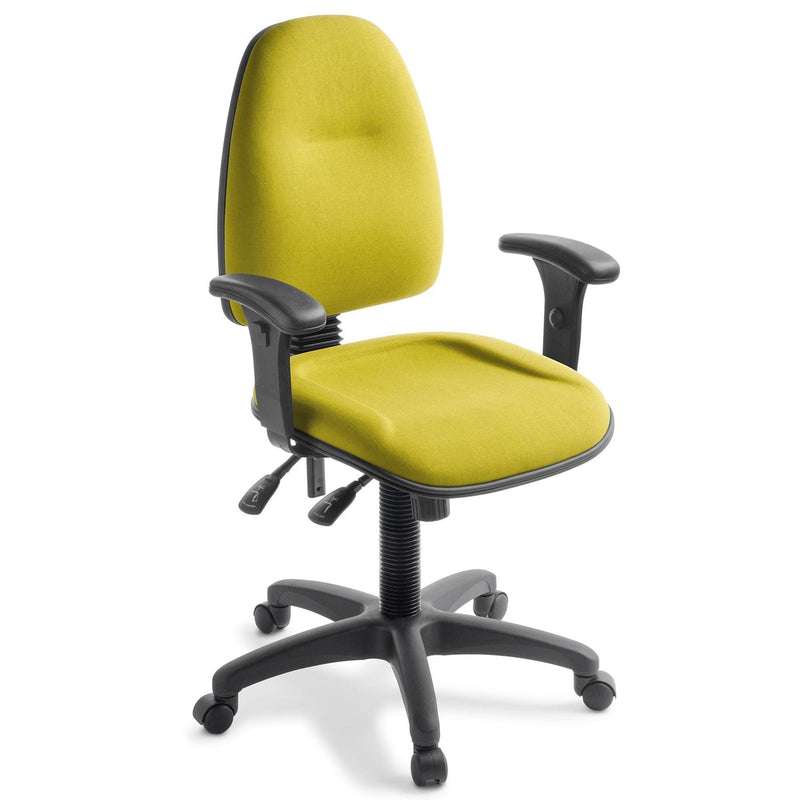 EDEN Spectrum 3 Lever Chair Lemoncello / With Arms / Bond