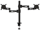 Kardo Independent Double Monitor Arm Black