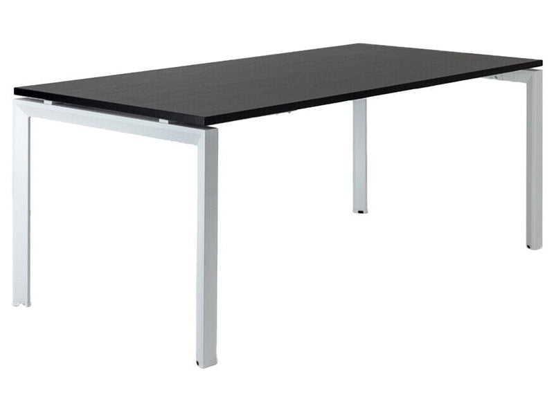 Novah Fixed Height Desk 1500 x 700 / Black / White