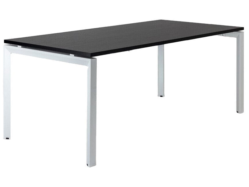Novah Fixed Height Desk 1600 x 700 / Black / White