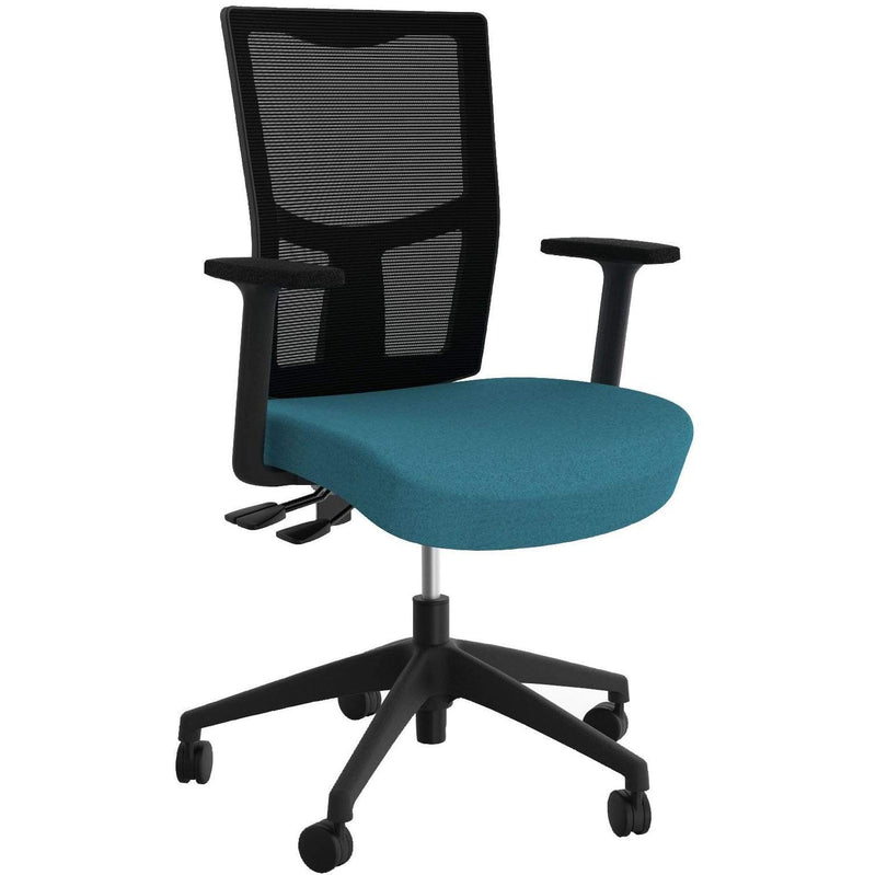 Urban Mesh Back Chair Ice Blue / With Arms / Unassembled