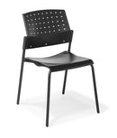 550 4-Leg Visitor Chair Black