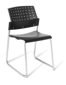 550 Sled Visitor Chair Chrome