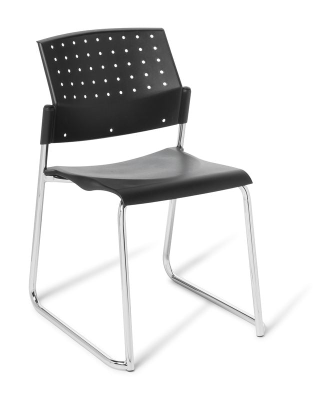 550 Sled Visitor Chair Chrome