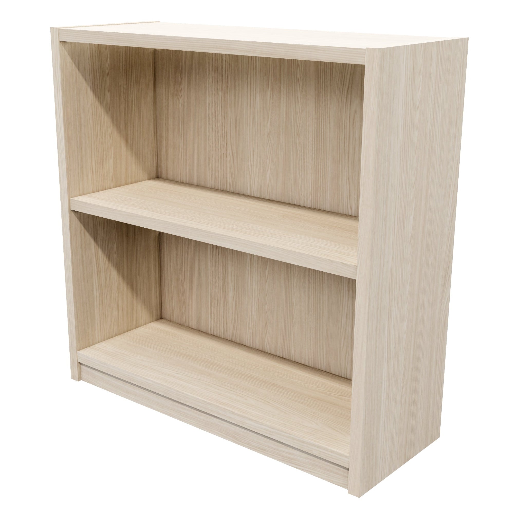 Commercial Bookcase 2 Tier Aged Ash