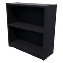 Commercial Bookcase 2 Tier Black