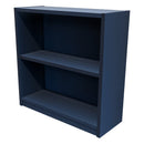 Commercial Bookcase 2 Tier Char Blue
