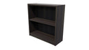 Commercial Bookcase 2 Tier Dark Oak