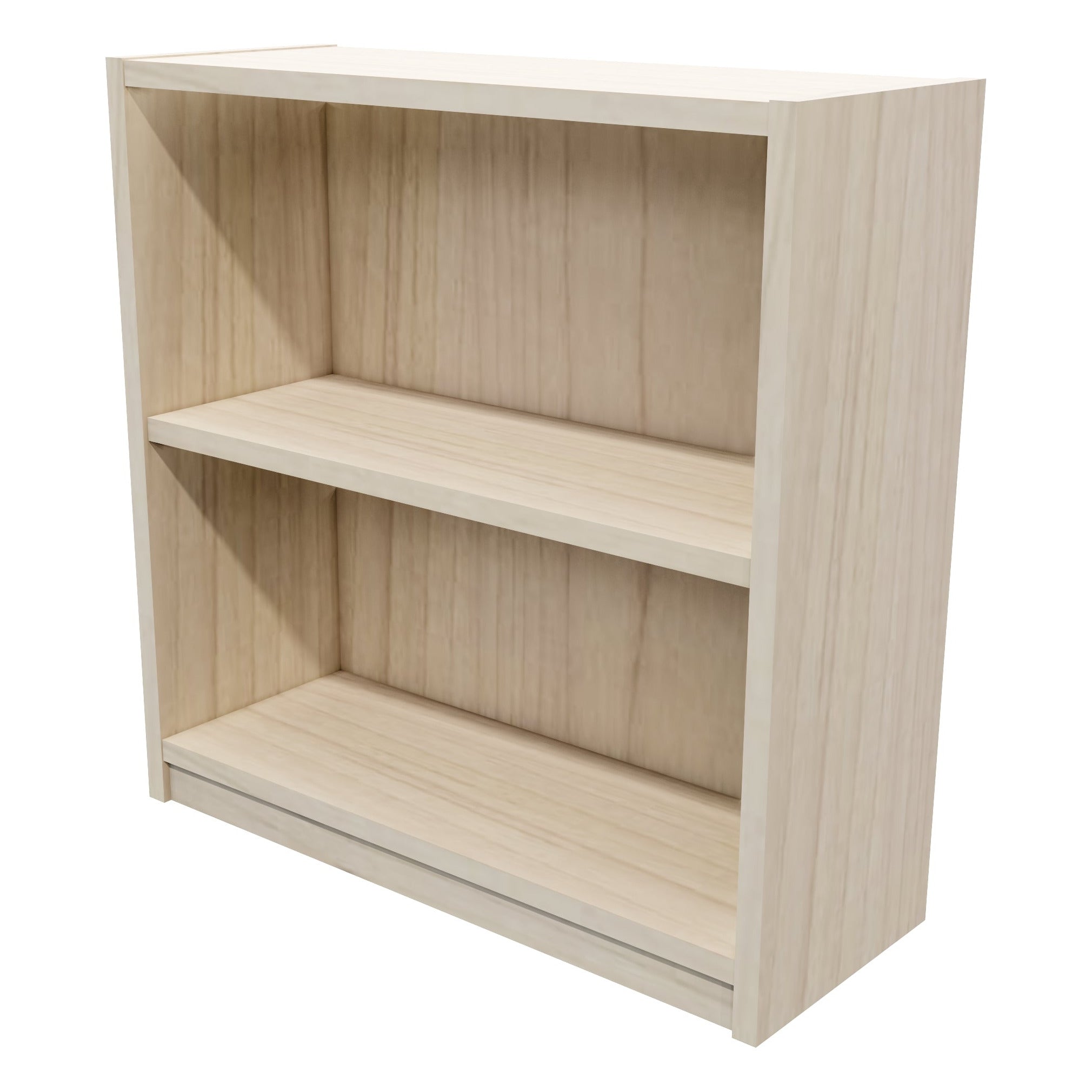 Commercial Bookcase 2 Tier Washed Maple