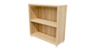 Commercial Bookcase with Feet 2 Tier Sublime Teak