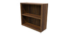 Commercial Bookcase with Feet 2 Tier Tasman Elm
