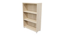 Commercial Bookcase with Feet 3 Tier Aged Ash