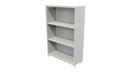Commercial Bookcase with Feet 3 Tier Seal Grey