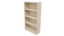 Commercial Bookcase 4 Tier Aged Ash