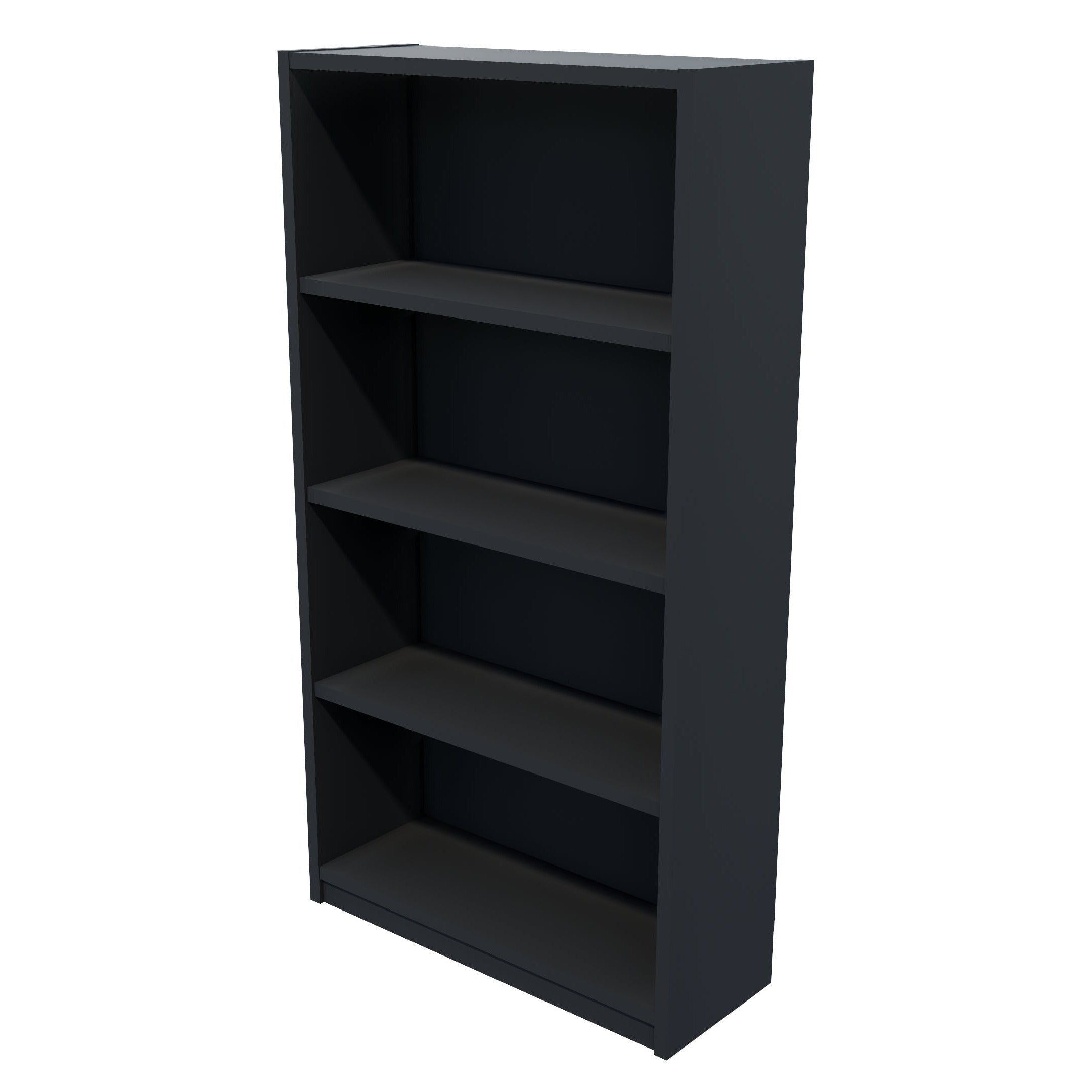 Commercial Bookcase 4 Tier Carbon