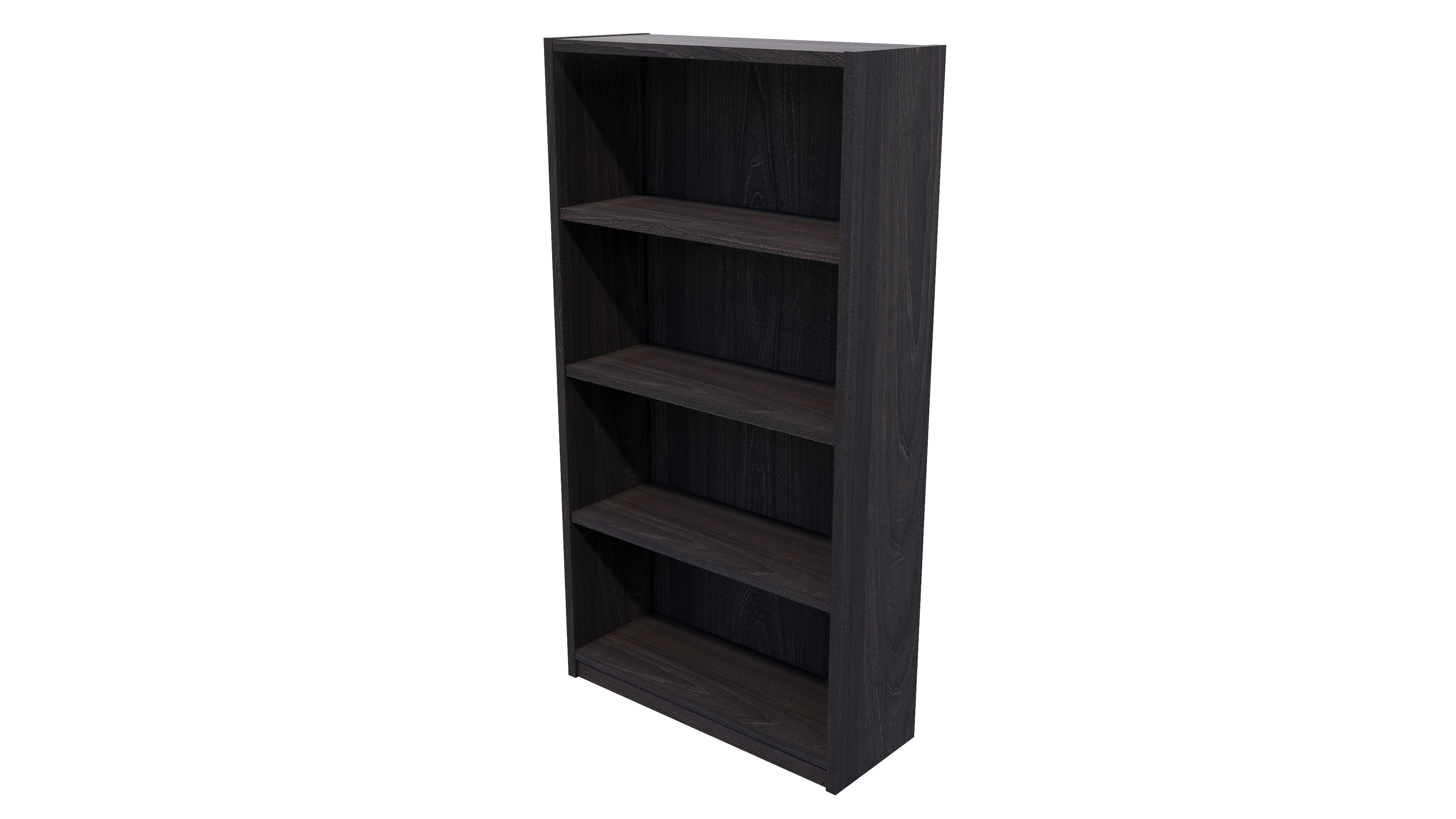 Commercial Bookcase 4 Tier Fiordland Elm