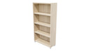 Commercial Bookcase with Feet 4 Tier Aged Ash