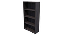 Commercial Bookcase with Feet 4 Tier Fiordland Elm
