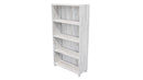 Commercial Bookcase with Feet 4 Tier Nordic Pine