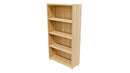 Commercial Bookcase with Feet 4 Tier Sublime Teak