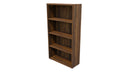 Commercial Bookcase with Feet 4 Tier Tasman Elm