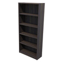 Commercial Bookcase 5 Tier Dark Oak