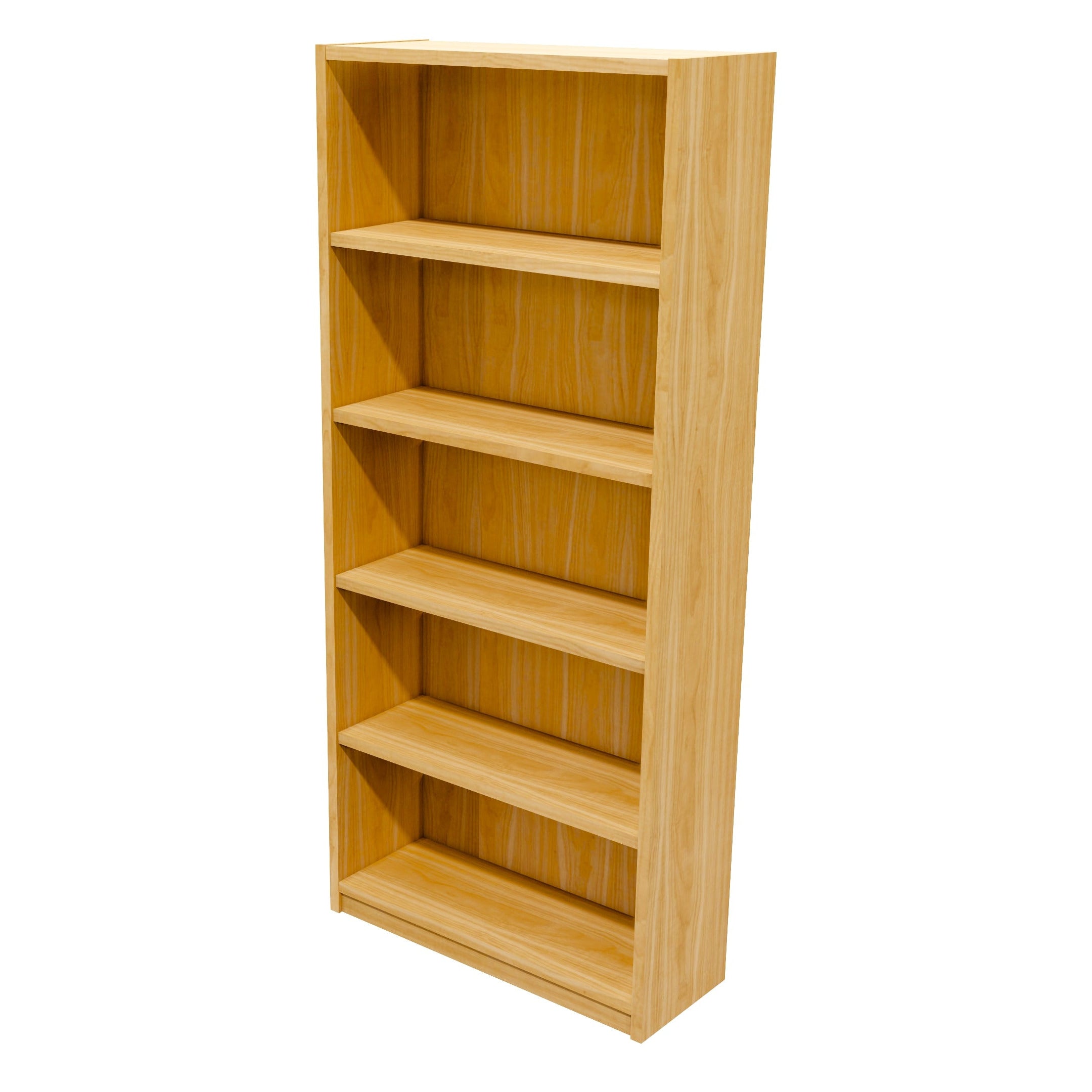 Commercial Bookcase 5 Tier NZ Tawa