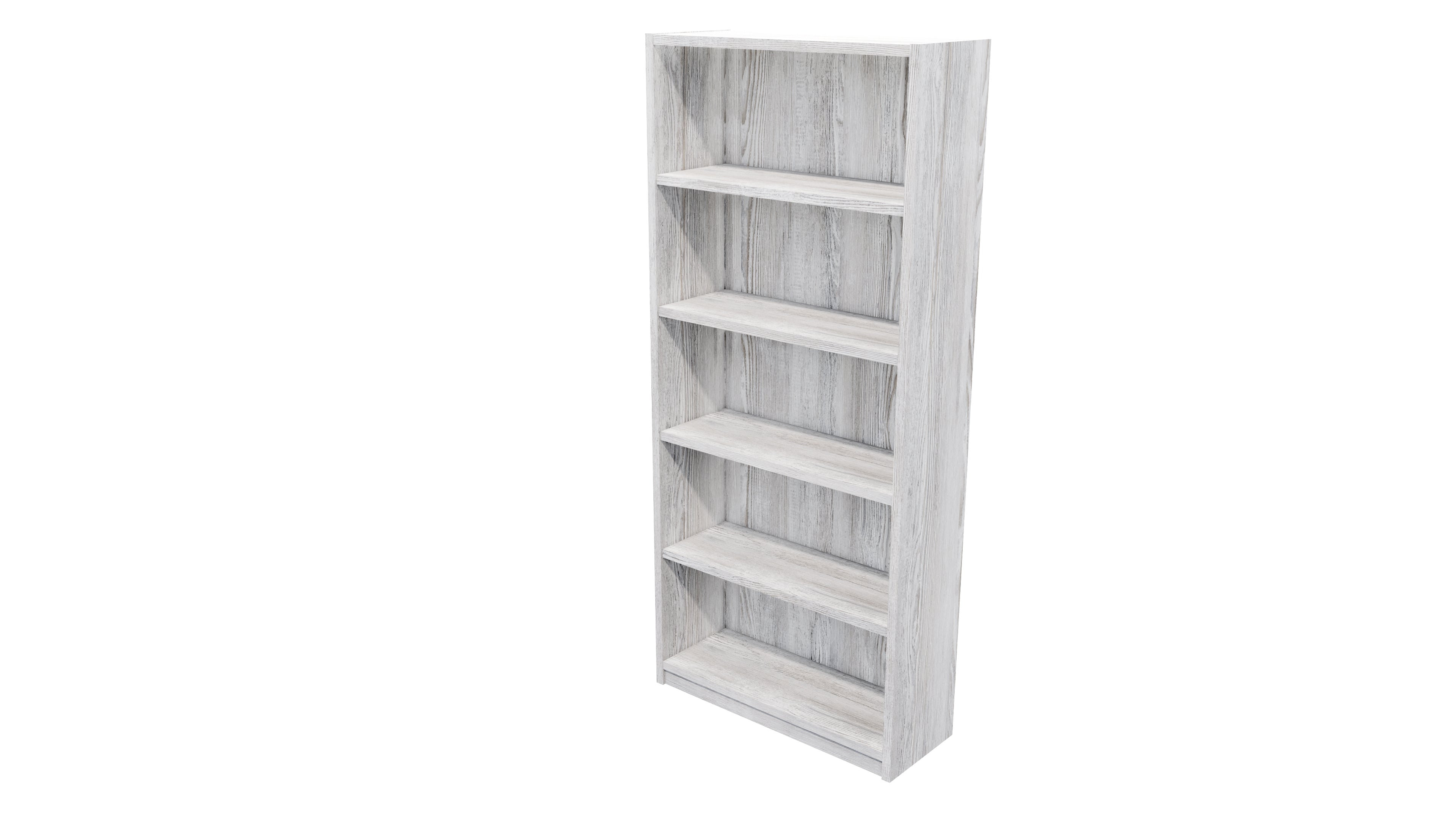 Commercial Bookcase 5 Tier Nordic Pine