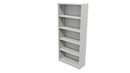 Commercial Bookcase 5 Tier Seal Grey