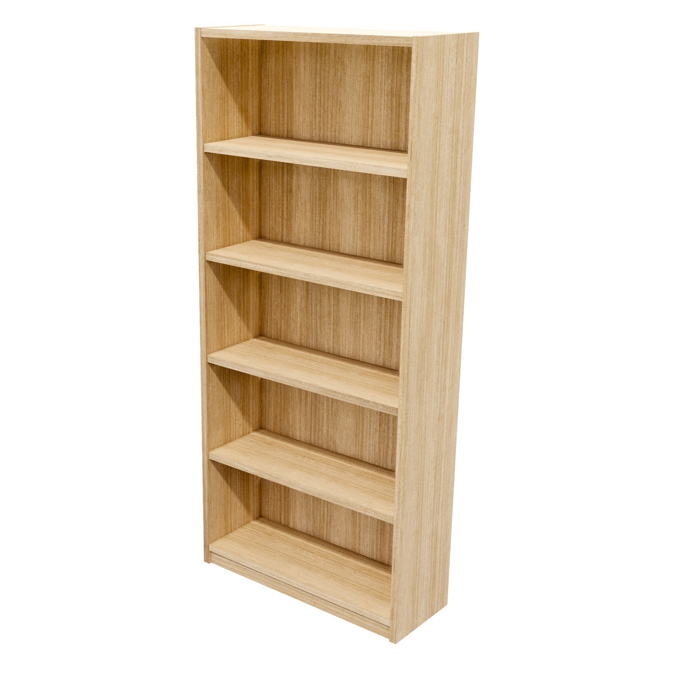 Commercial Bookcase 5 Tier Sublime Teak