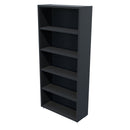 Commercial Bookcase with Feet 5 Tier / Carbon