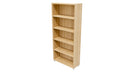 Commercial Bookcase with Feet 5 Tier Sublime Teak