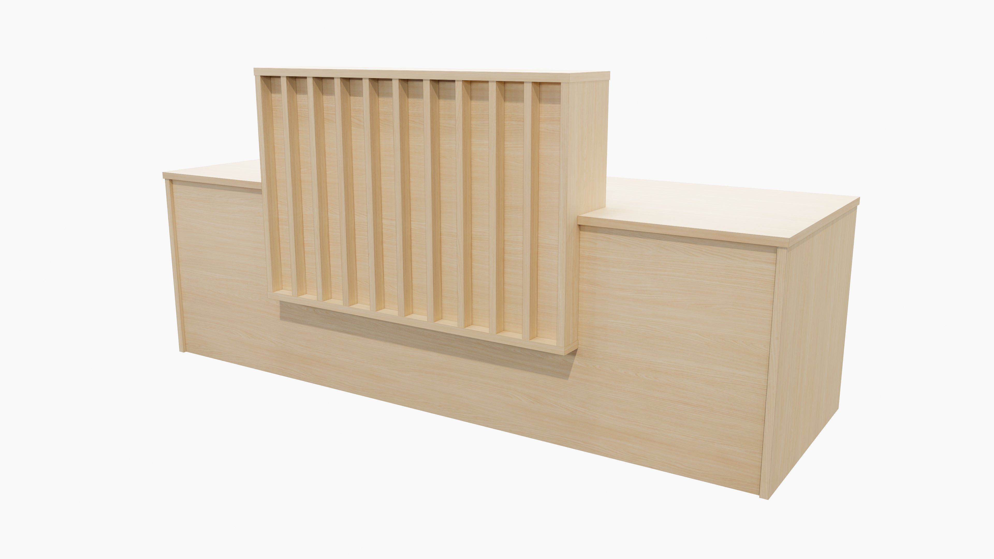 Canterbury Reception Desk Aged Ash