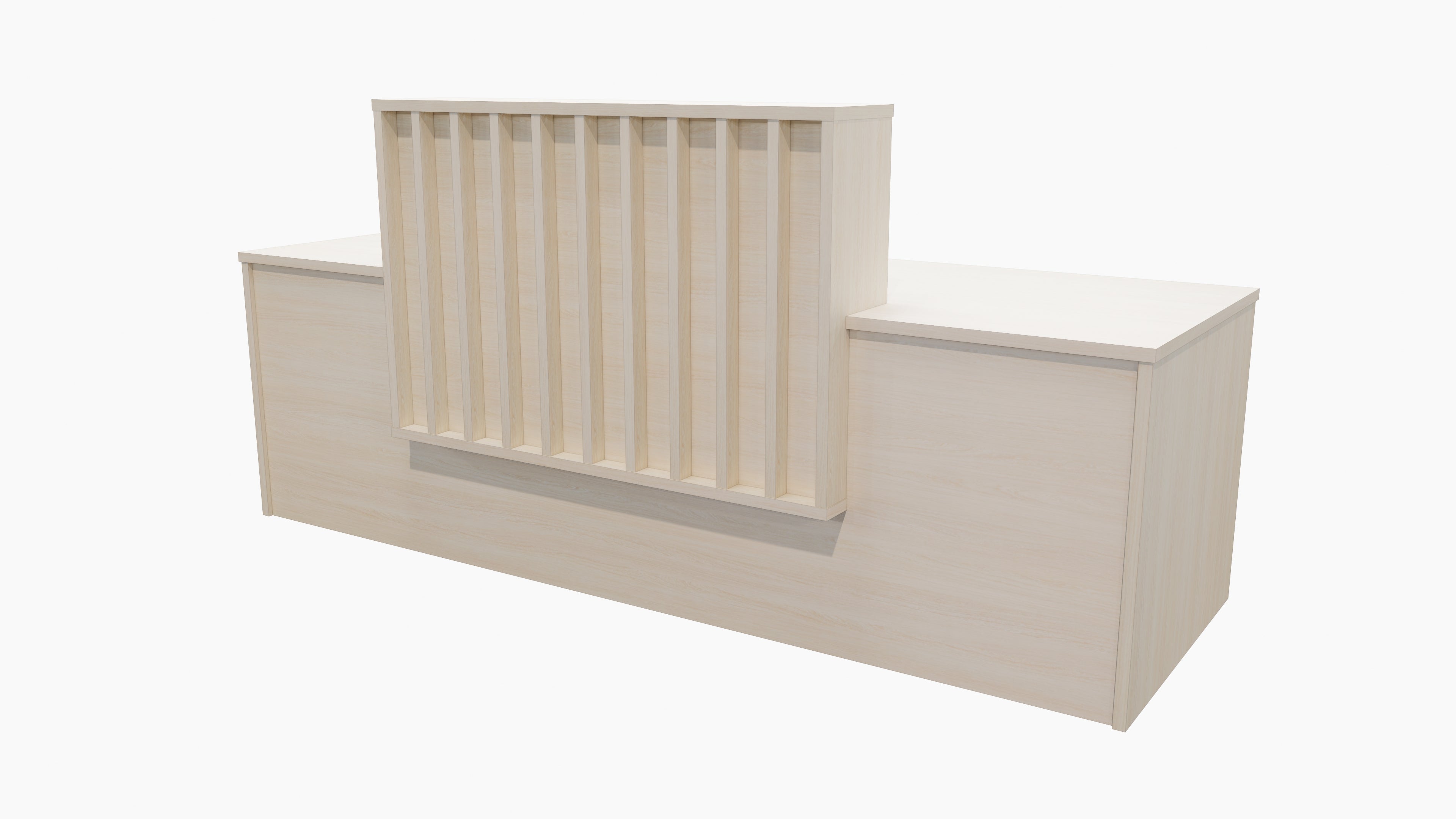 Canterbury Reception Desk Seasoned Oak